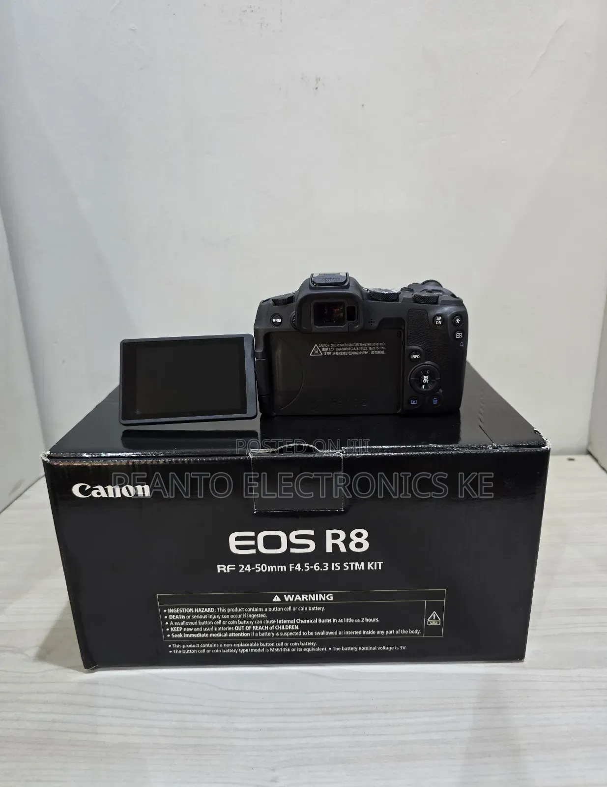 Canon Eos R8 Mirrorless Camera With Rf 24-50mm F/4.5-6.3 Is
