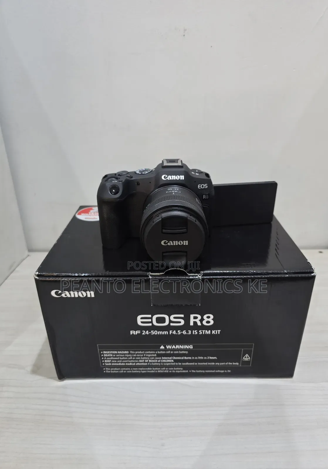 Canon Eos R8 Mirrorless Camera With Rf 24-50mm F/4.5-6.3 Is