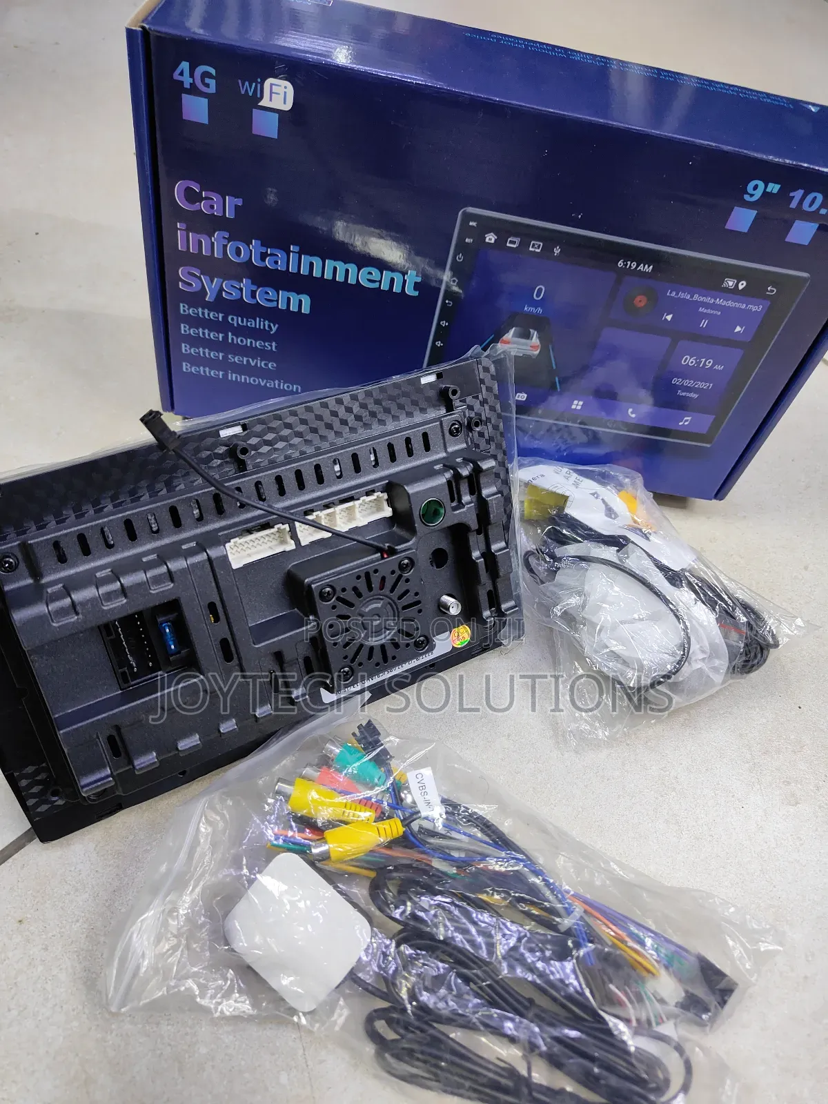 Car 4g Android Radio 10 " With Reverse Camera 64gb