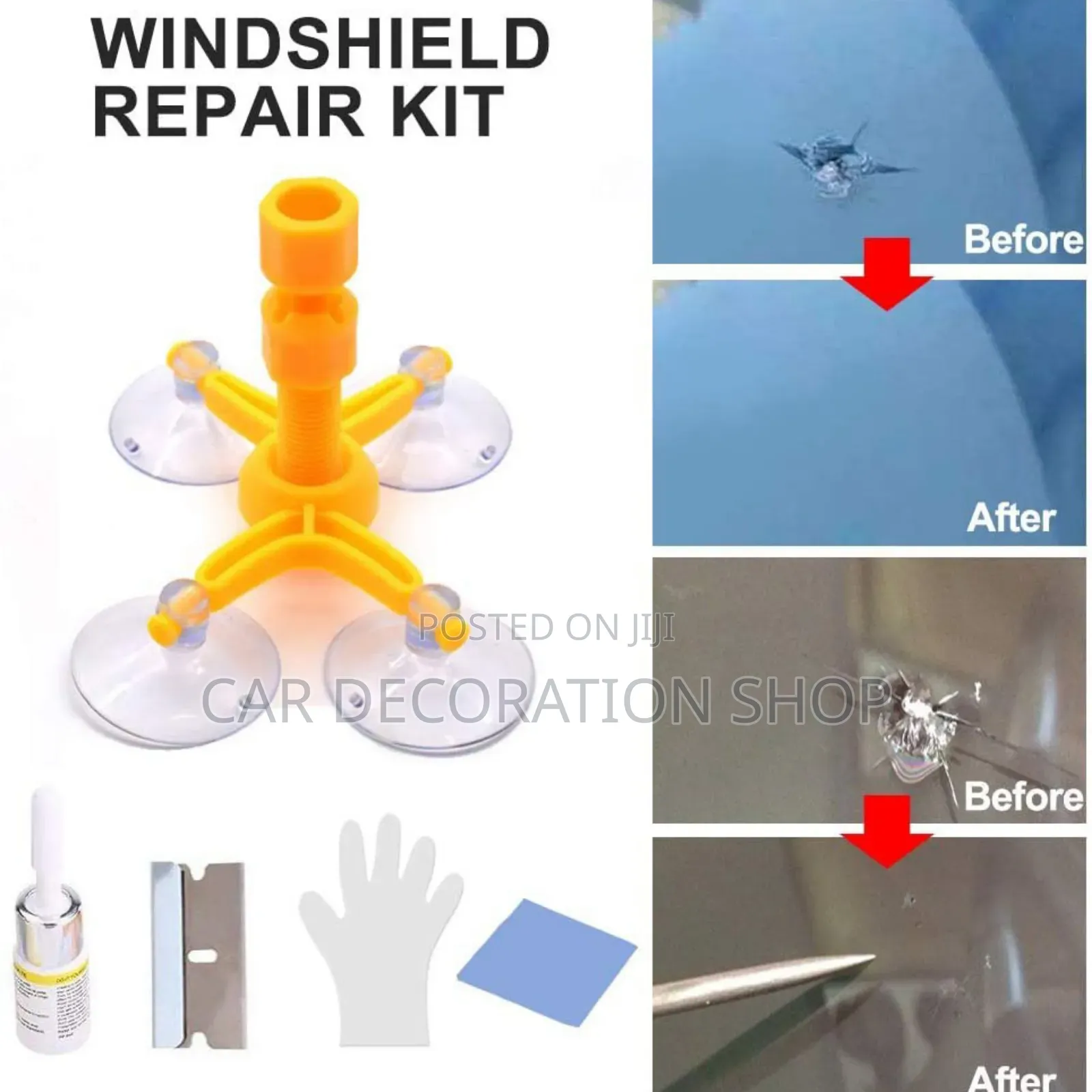 Windshield/Glass Crack Repair Kit