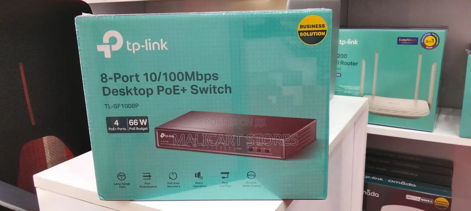 Tp Link Tl-Sf1008p 8 Port Desktop Switch With 4-Port Poe+
