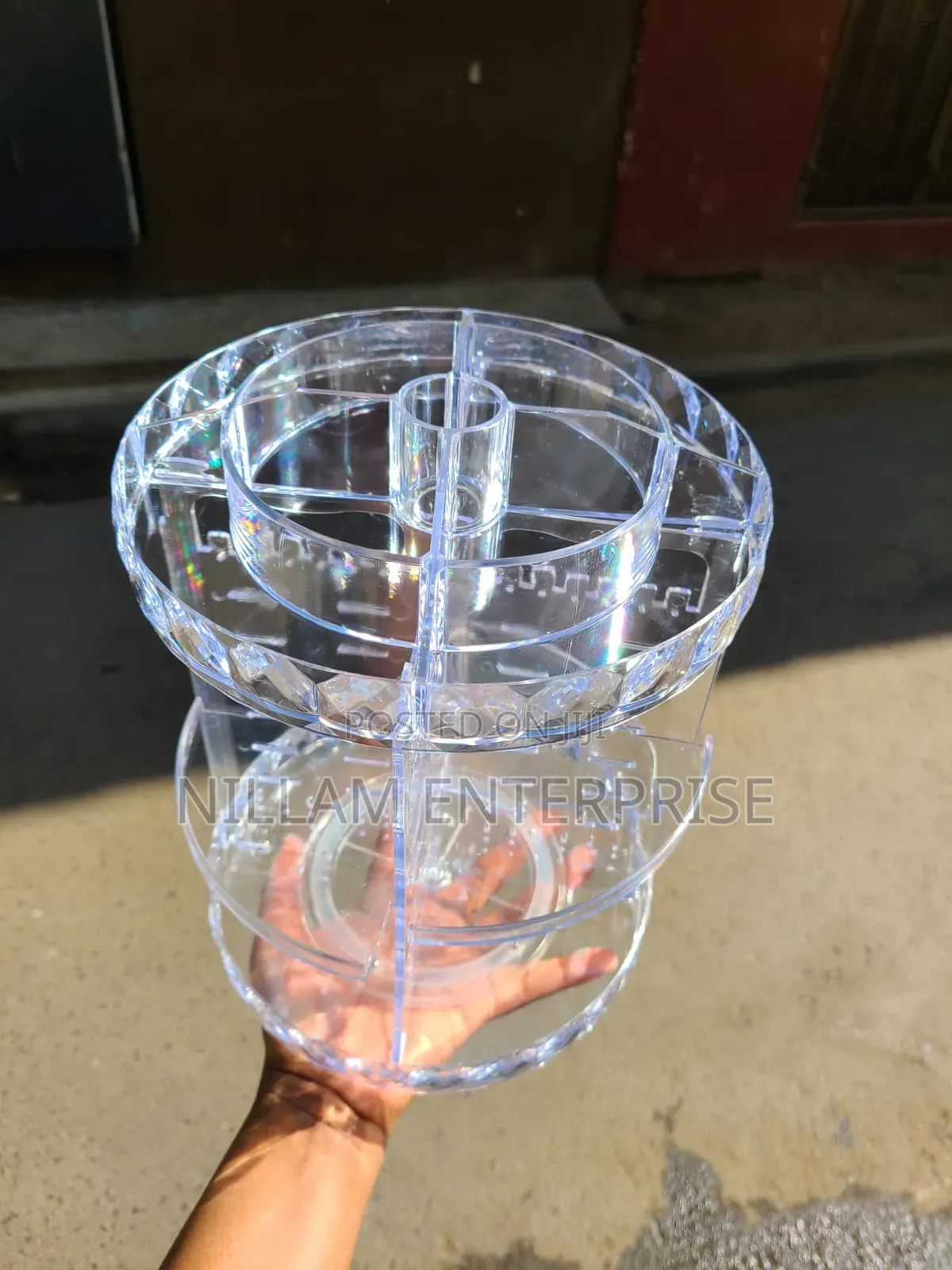 High End Luxury Rotating Makeup Organizer