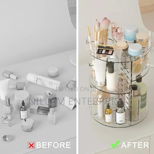 High End Luxury Rotating Makeup Organizer - thumbnail 5