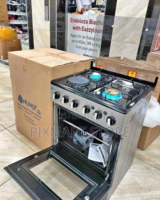 Nunix Standing Cooker 60x60 3+1 Cooker