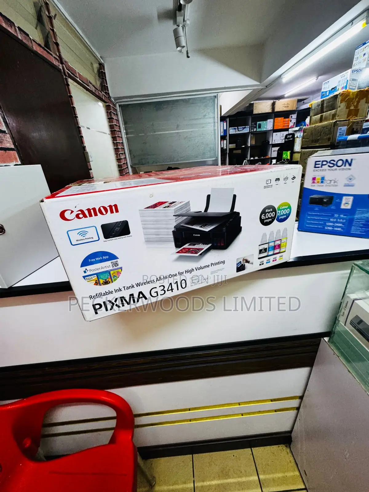 Canon Pixma G3410 Print, Scan, Copy, Wifi
