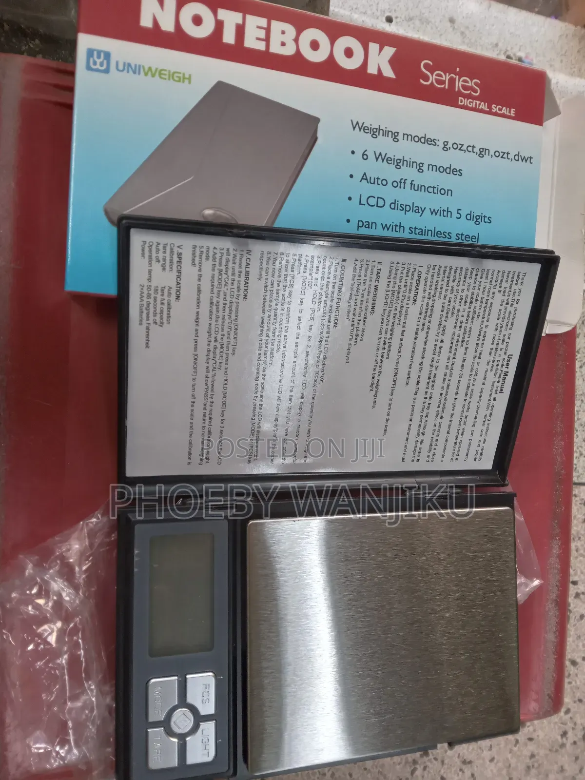 Notebook Scale