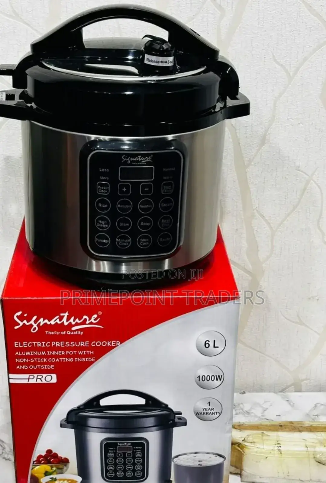 Signature 6l Electric Pressure Cooker✓