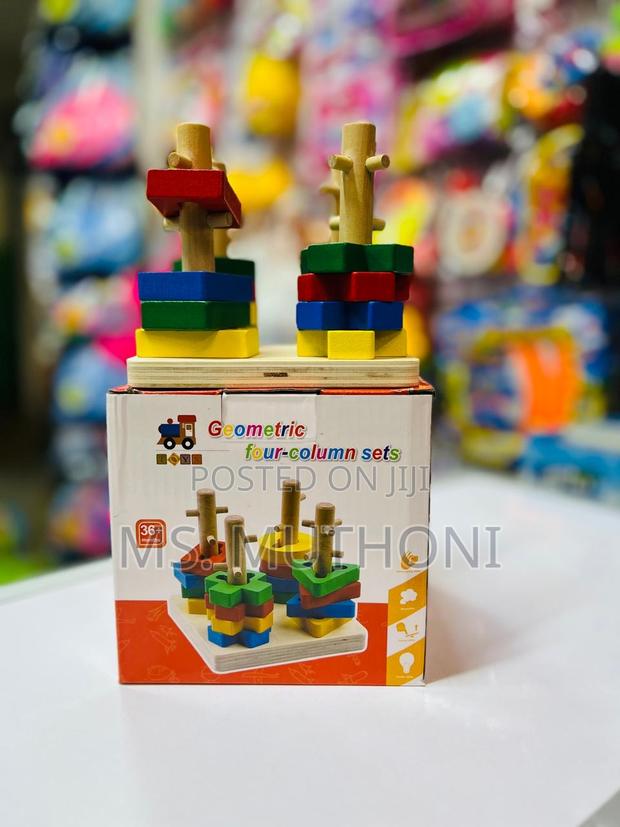 Geometric Four Column Set - main view