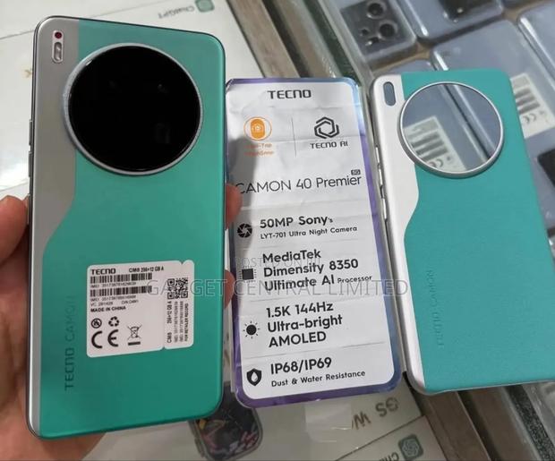 New Tecno Camon 40 Premier 256 GB Green - main view