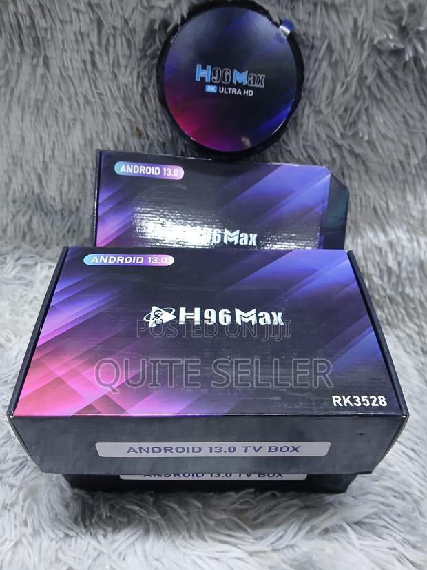 Smart H96 Max Android Tv Box 4k Dual Wifi Android 13 Set Box - thumbnail 3