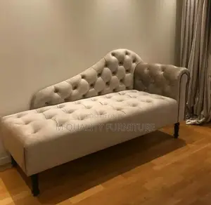 Brown 3 Seater Chesterfield Couch
