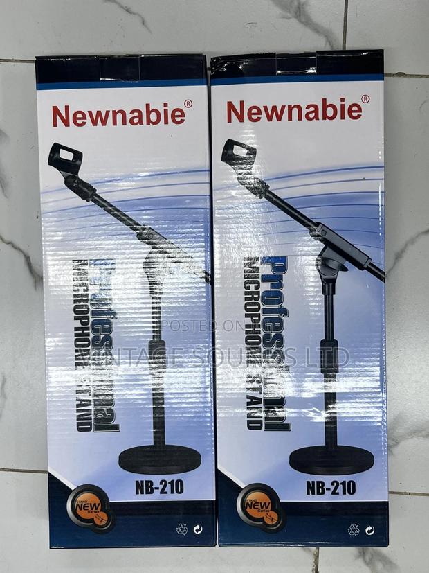 Heavy Duty Table Microphone Stand With Holder Nb210 - thumbnail 2