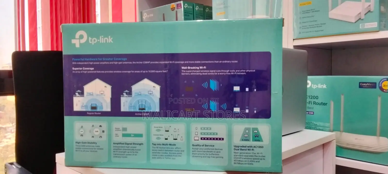 Tp-Link Ac1350 High Power Dual Band Router Archer C58hp