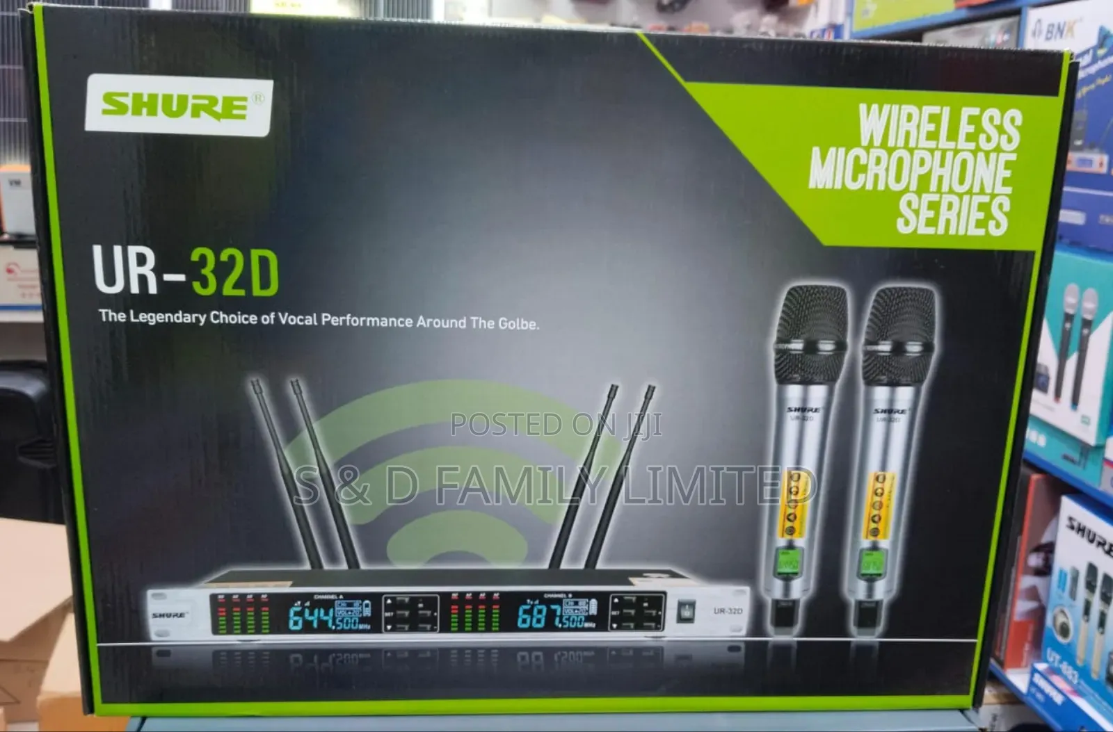 Shure Ur-32d Wireless Microphone