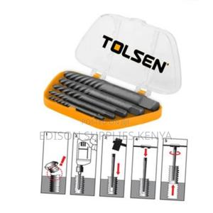 Screw Extractor Set Tolsen 5pcs Damaged Screw Remover Bits - main view