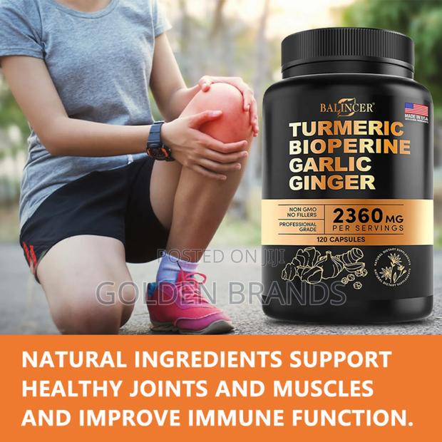 Pure 4-in-1 Turmeric Ginger 2360mg – Joints, Gut Immunity - thumbnail 2