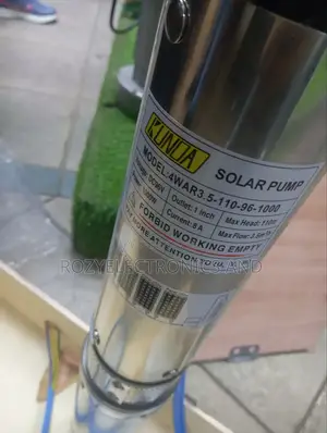 Kunda Solar Water Pump, Specifically Model110-96v