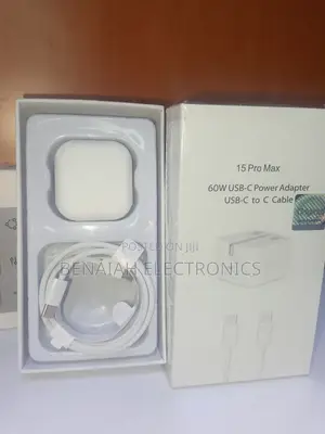 iPhone 15 Pro Max Original Charger (60watts)