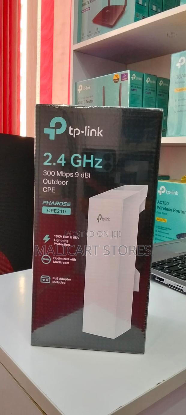 Tp-Link Cpe210 2.4ghz 300mbps 9dbi Outdoor Cpe