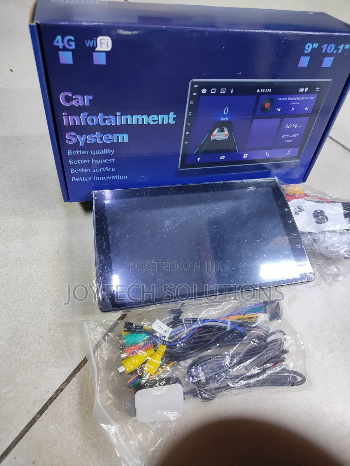9 Inche Android Car Stereo System 16 Gb With Reverse Camera