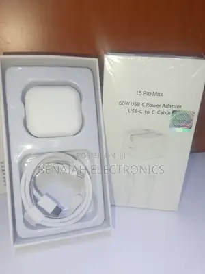 60 Watts iPhone Charger Complete With Fast Charging Cables