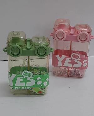 Kids Fancy Water Bottle Partitioned With Handle - main view