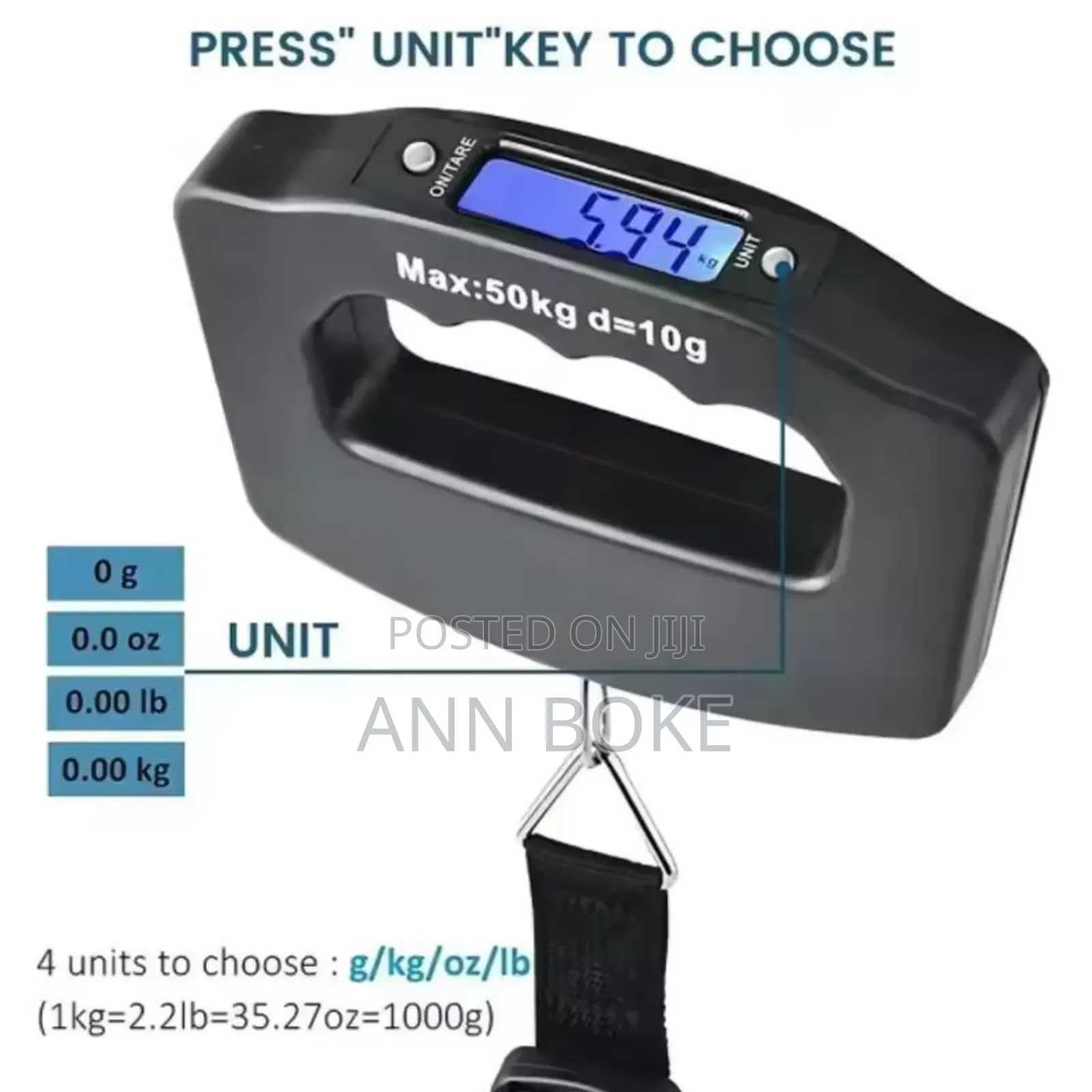 Electronic Hanging Luggage Scales Digital