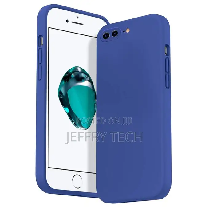 Pykaa Silicone Case Cover for iPhone 7 Plus With Lining