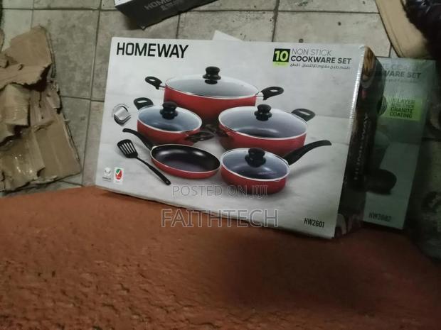 10pcs Home Way Cookware Set