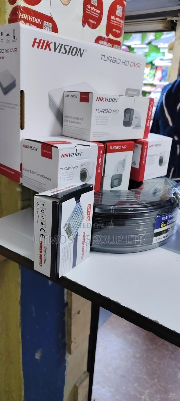 Hikvision CCTV Cameras Complete Set Up 4 Pieces - main view