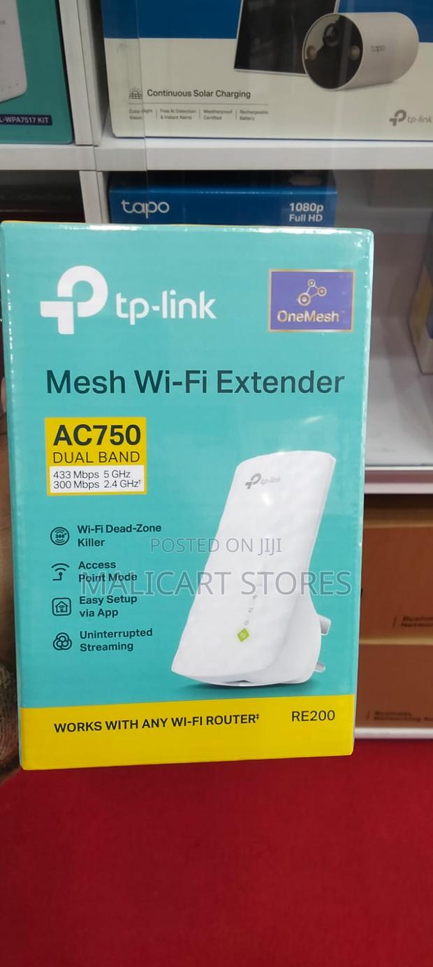 Tp-Link Ac750 Mesh Range Extender Re200 - main view