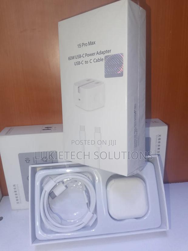 iPhone 15 Pro Max Charger 60 Watts Usb- C Power Adapter - thumbnail 2