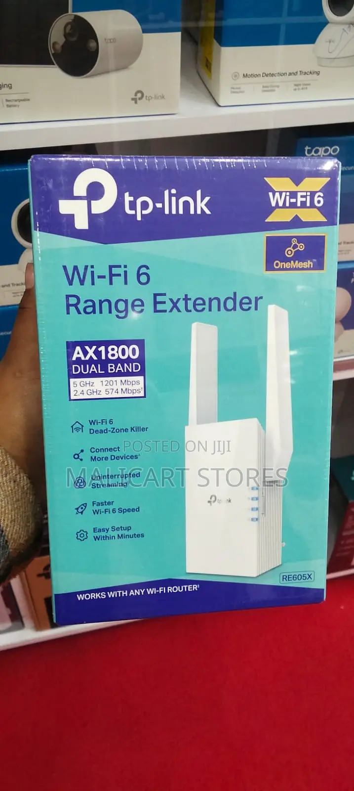 Tp-Link Re605x Ax1800 Dual-Band Mesh Wi-Fi 6 Range Extender