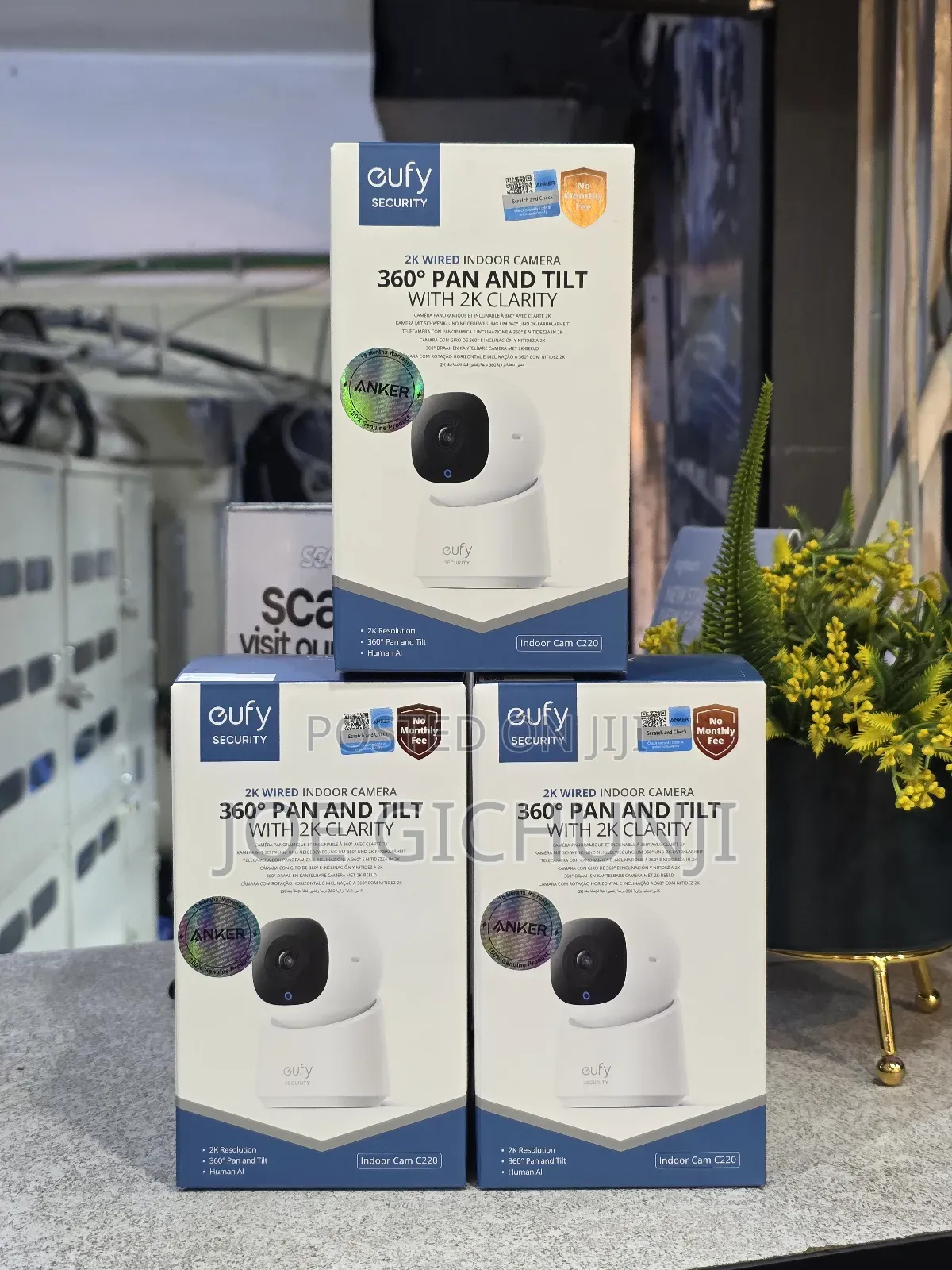 Eufy Security Indoor Cam C220, Home Security Camera,