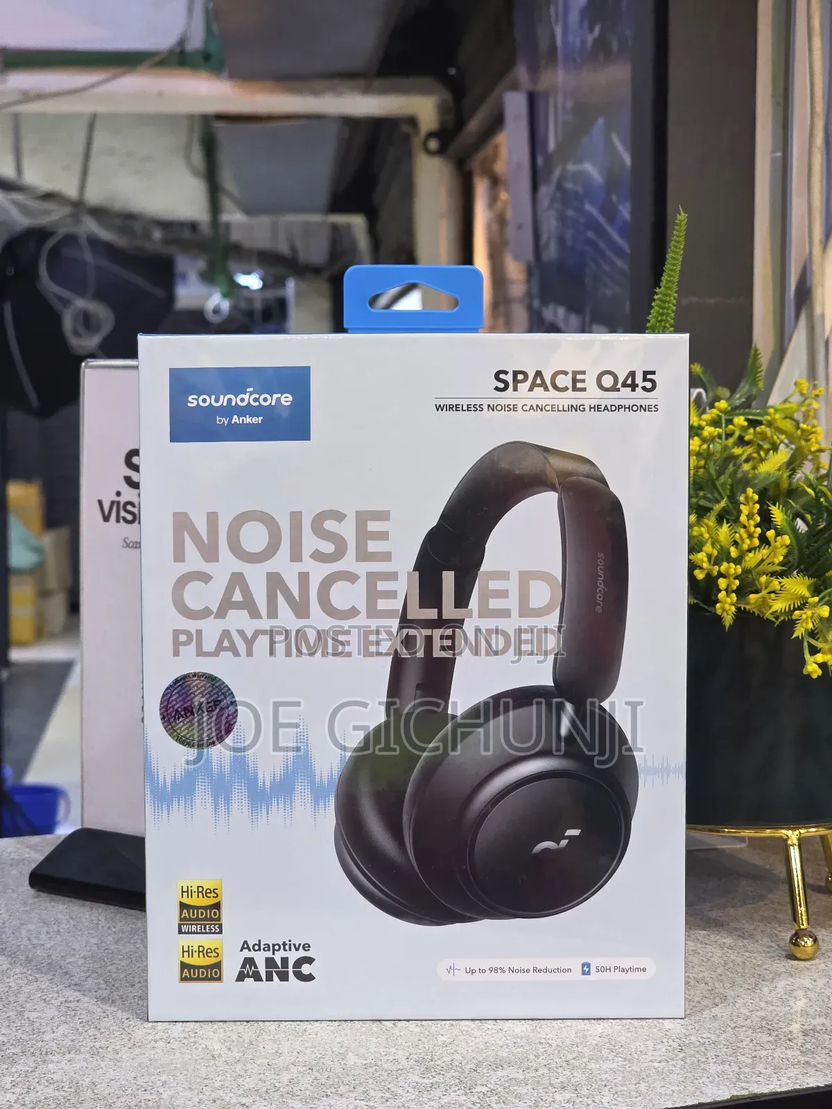 Anker Soundcore Space Q45 – Noise-Cancelling Headphones Blue