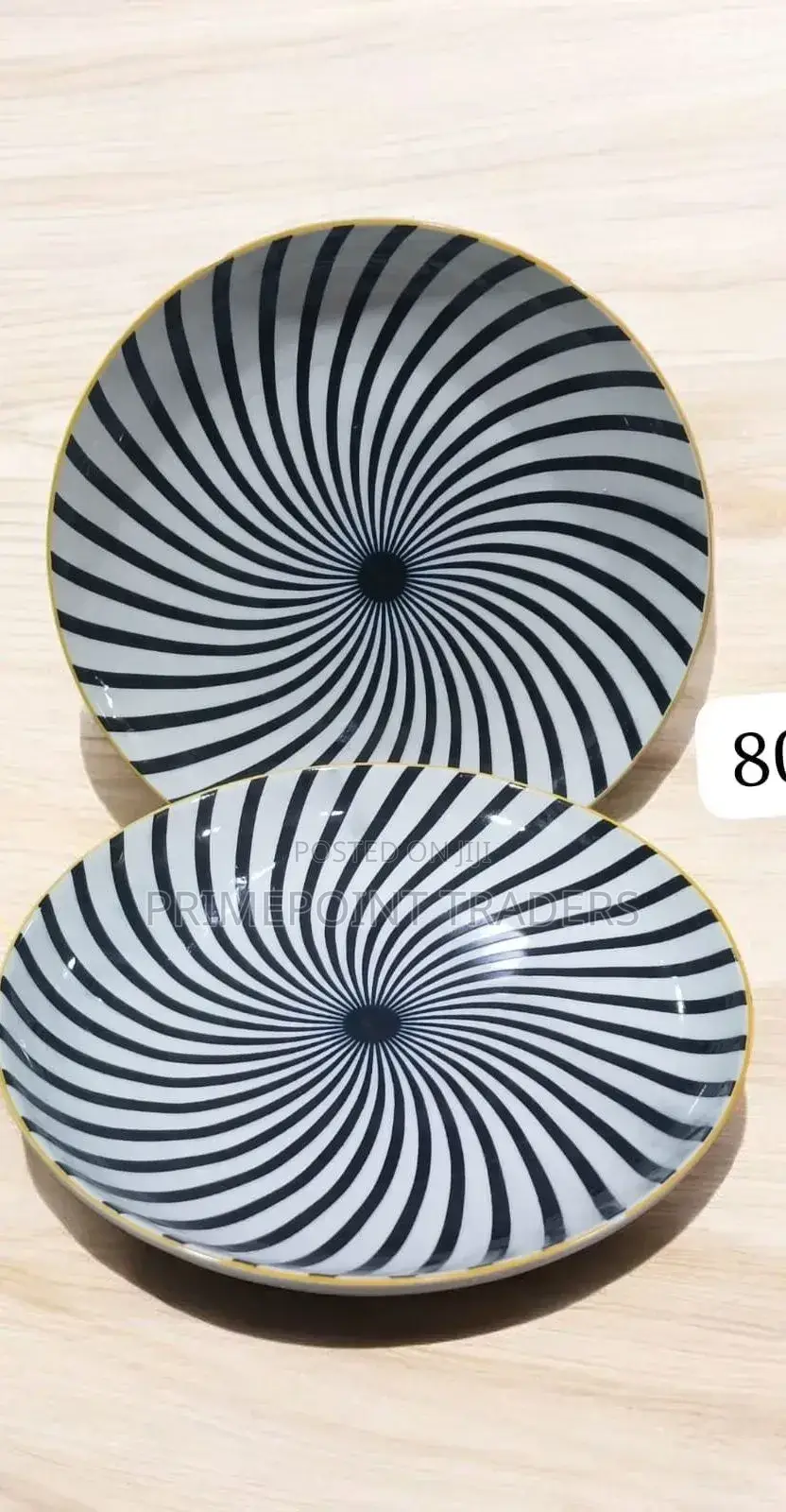 Beautiful Ceramic Plates,Per Set of 6 Pcs✓