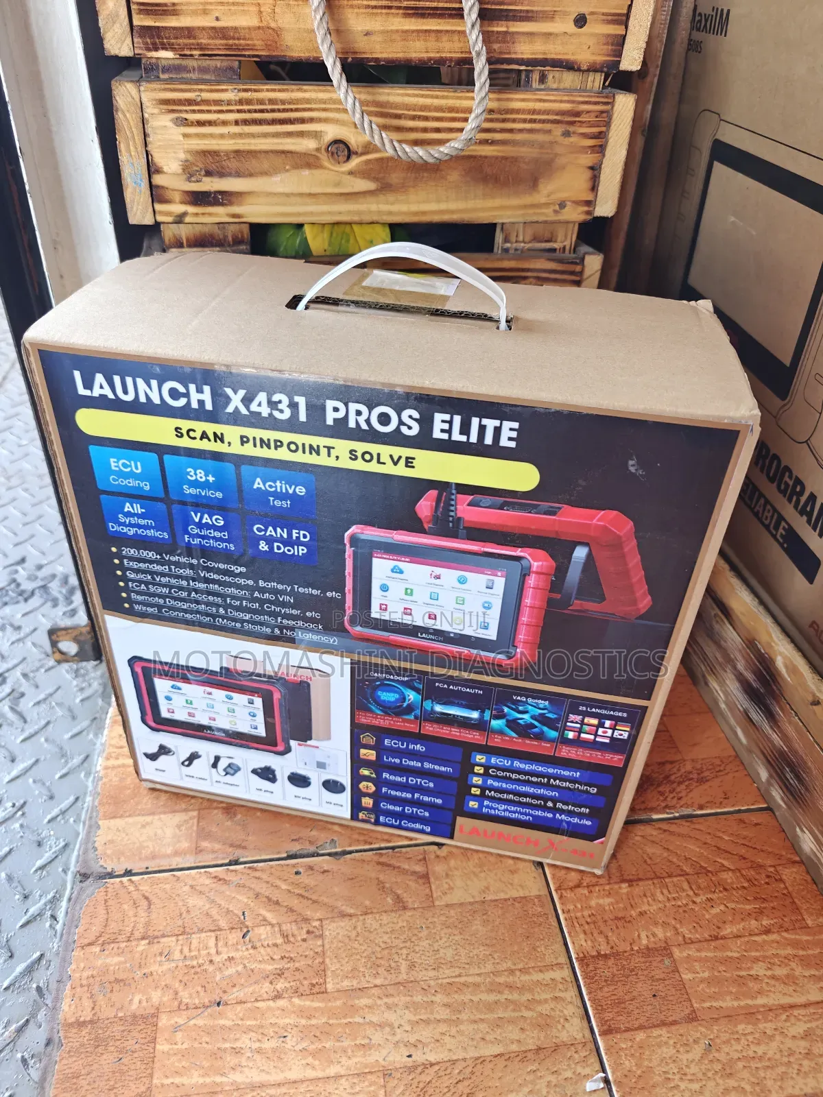 Launch X431 Pros Elite Comprehensive Vehicle Diagnosis Kit