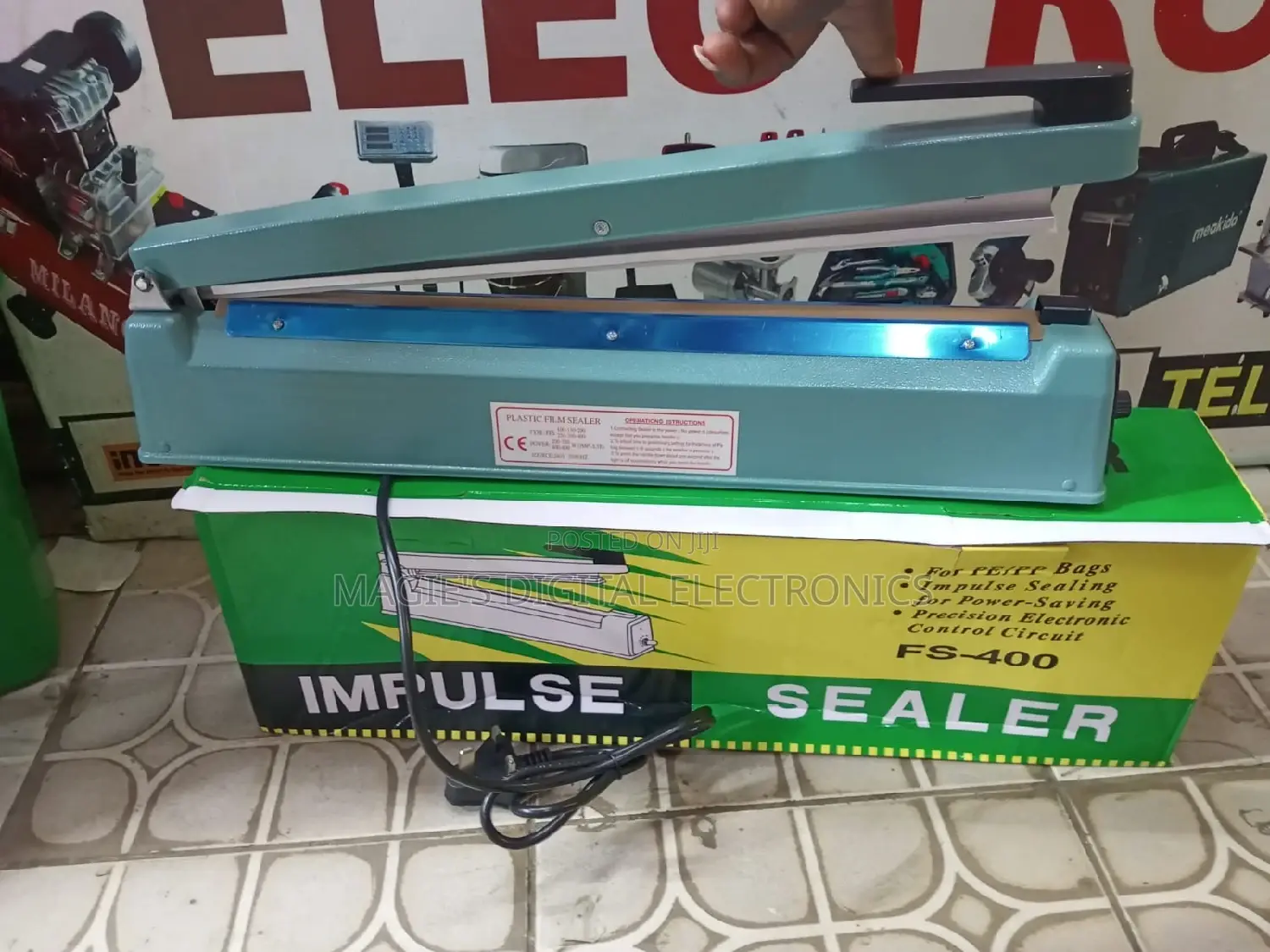 Well Performing 400mm Metallic Impulse Sealer