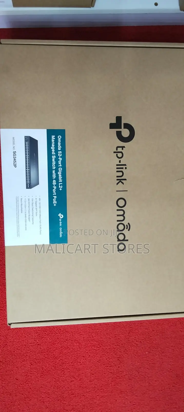 Tp-Link 52-Port Gigabitl2+ Managed Switch With 48-Port Poe+