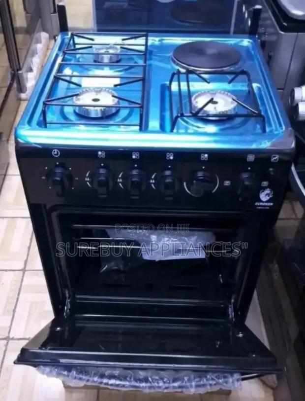 Euroken Euro55-3+1-E 50x55 Black With Electric Oven