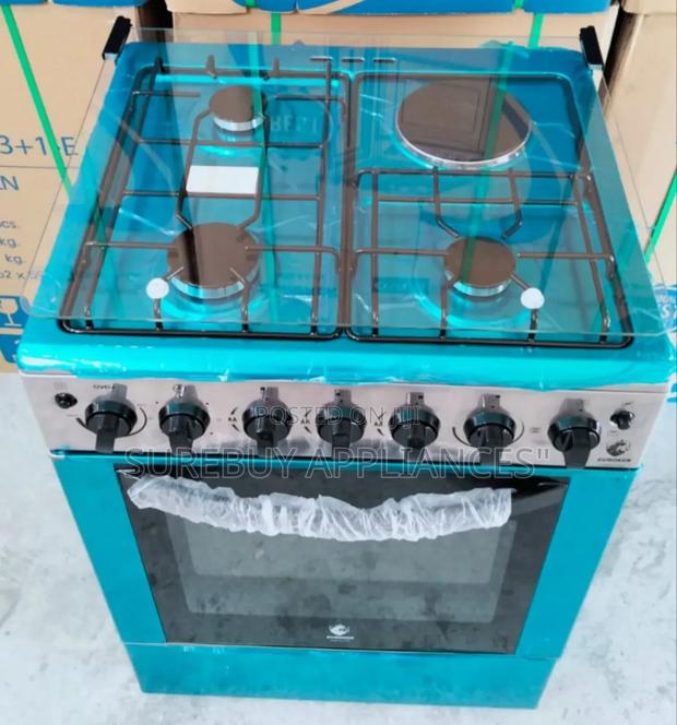 60*65 Euroken 3+1 Standing Cooker With Electric Double