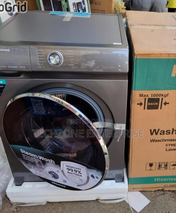 Hisense 6kg Wfvc6010s Front Loader Washing Machine, Grey 