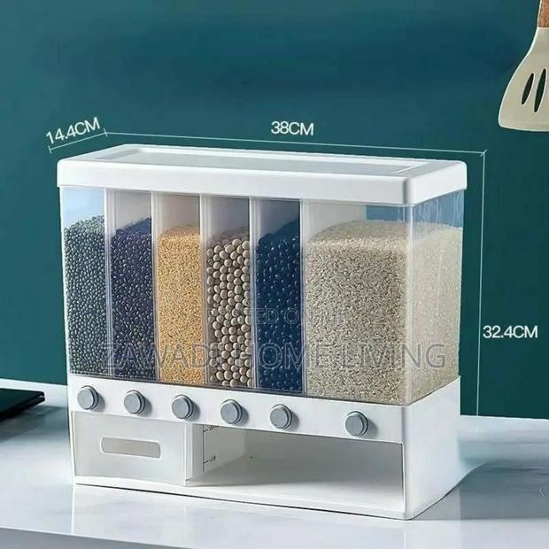 6 Compartment Cereals Dispenser - thumbnail 4