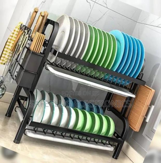 Dish Rack/Carbon Steel Dish Rack With Cutlery