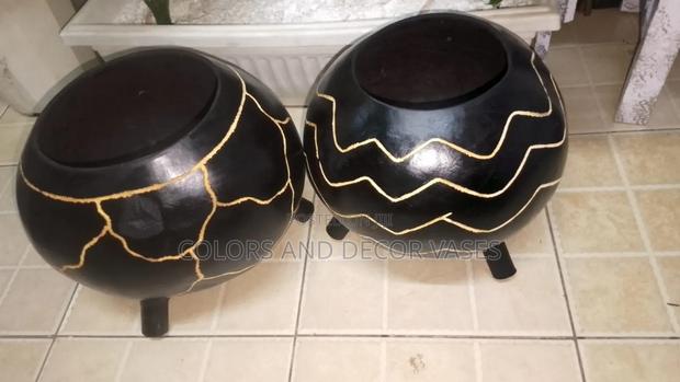 Black African Touch Calabash Decor - main view