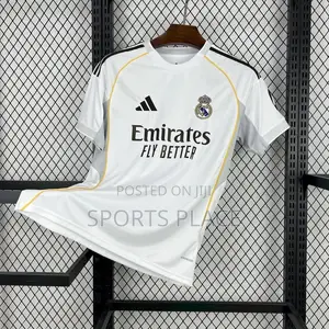 New Real Madrid Home Fan Jersey 2025-26 La Liga Season Kits