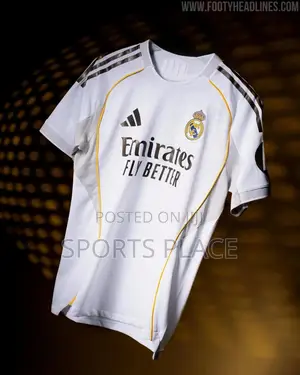 New Real Madrid Home Fan Jersey 2025-26 La Liga Season Kits