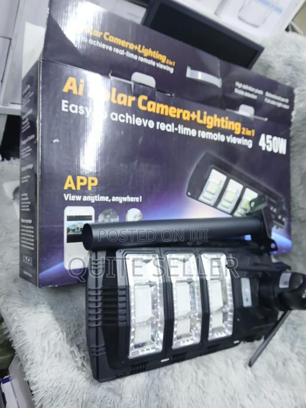 Mobile Tracking Ai Solar Lighting 2in1 Camera 450solarwatts - main view