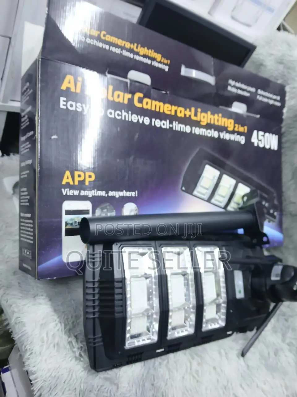 Mobile Tracking Ai Solar Lighting 2in1 Camera 450solarwatts