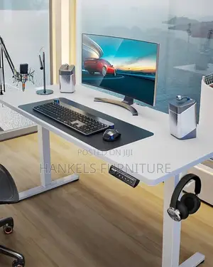 Motorised Adjustable Sit Stand Desks White